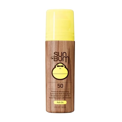 Sun Bum Original SPF 50 Roll-On Body Sunscreen, Travel Size, 3 oz