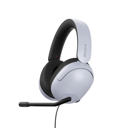 Sony INZONE H3 Wired Over-Ear Gaming Headset with Mic PS5 Headphones, White