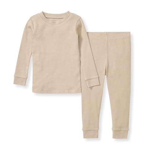 Burt's Bees Baby Organic Cotton Pajamas for Boys, Toddler PJ Set, 2-PC