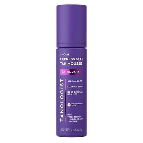 Tanologist Self Tanner Mousse, Extra Dark Self Tan Mousse, 6.76 Fl Oz