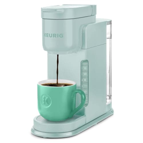 Keurig K-Express Single Serve K-Cup Pod Coffee Maker, 3 Brew Sizes, Strong Button Feature, 42oz Removable Reservoir, Mint