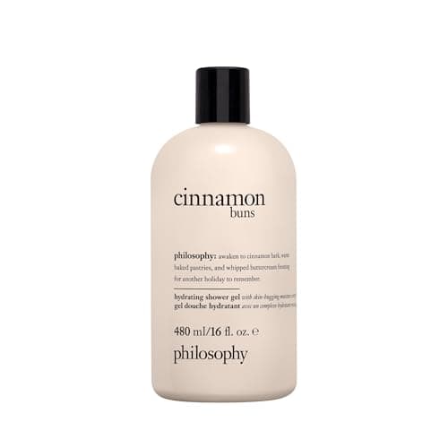 philosophy cinnamon bun shampoo, shower gel & bubble bath, 16 oz