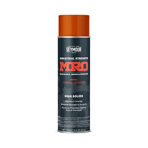 SEYMOUR 620-1450 Industrial MRO High Solids Spray Paint, Omaha Orange 16 Ounce (Pack of 1)