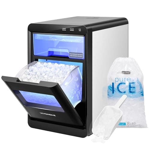 VIVOHOME Nugget Ice Maker Countertop, 45lbs/Day