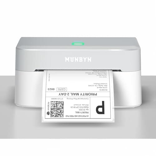 MUNBYN Bluetooth Thermal Label Printer, Wireless 4x6 Shipping Label Printer