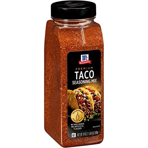McCormick Taco Seasoning Mix, Premium, No MSG Added, No Artificial Flavors, For Tacos, Nachos, Fajitas and More, 24 oz (Pack of 12)
