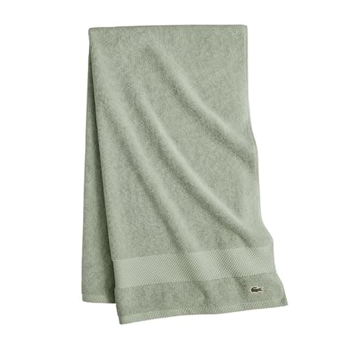 Lacoste Heritage 100% Supima Cotton Bath Towel 30" x 54", Aloe