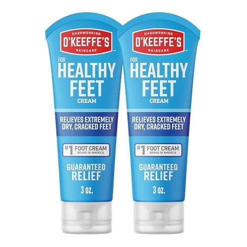 O'Keeffe's for Healthy Feet Foot Cream, 3 oz Tube, 2-Pack, Non-Greasy