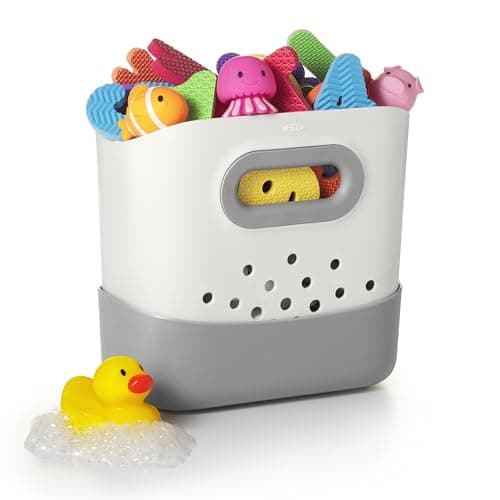 OXO Tot Stand Up Bath Toy Storage Organizer, Large, 7.1 L