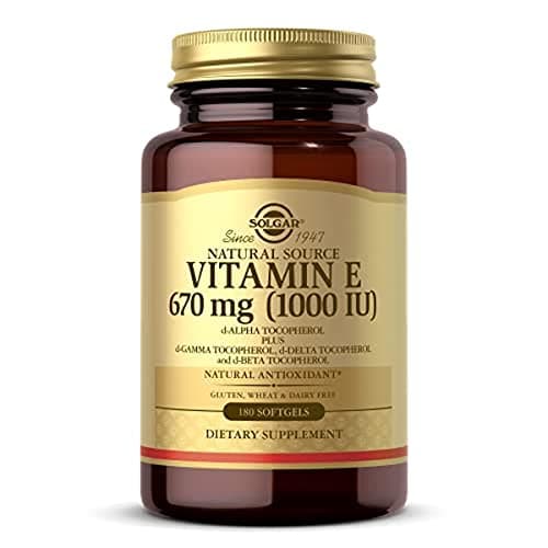 Solgar Vitamin E 670 mg (1000 IU), 100 Softgels - Natural Antioxidant