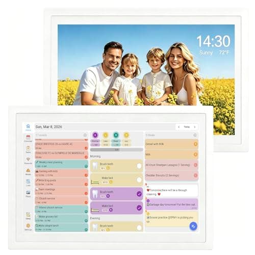 Digital Calendar 10.1 Inch Wall Plan Touch Screen WiFi picture esay to use