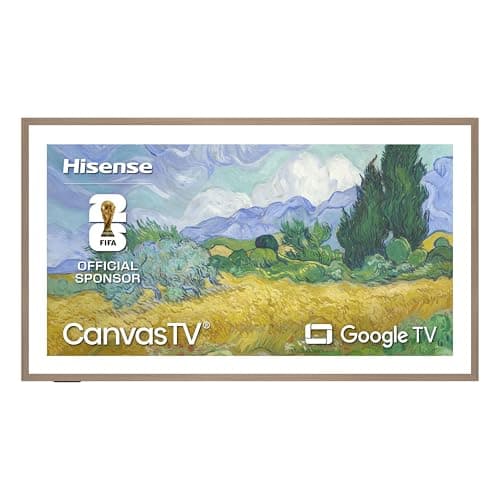 Hisense 85“ Hi-QLED 4K S7 CanvasTV Series Google Smart Art TV (85S7SG, 2026 New) - 144Hz, Art Gallery, Dolby Vision HDR, Anti-Glare Panel, Hi-Matte Display, Frame & UltraSlim Wall Mount Included