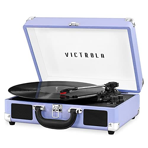 Victrola Journey - Bluetooth Suitcase Record Player - Lavender/Silver
