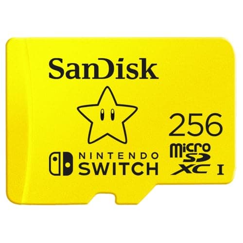 SanDisk 256GB microSDXC-Card, Licensed for Nintendo-Switch - SDSQXAO-256G-GNCZN