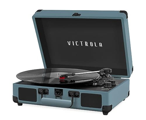 Victrola Journey - Bluetooth Suitcase Record Player - Smoky Blue