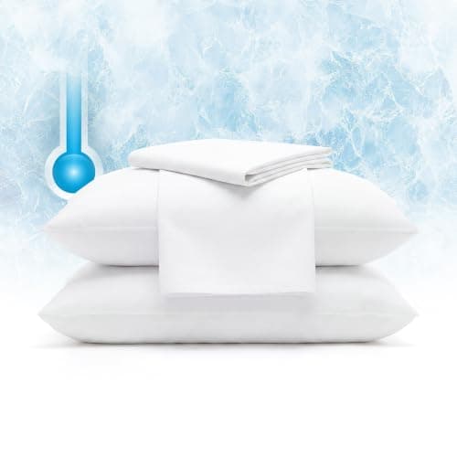 Serta Power Chill Cooling Pillow Protectors, King (2 Pack)