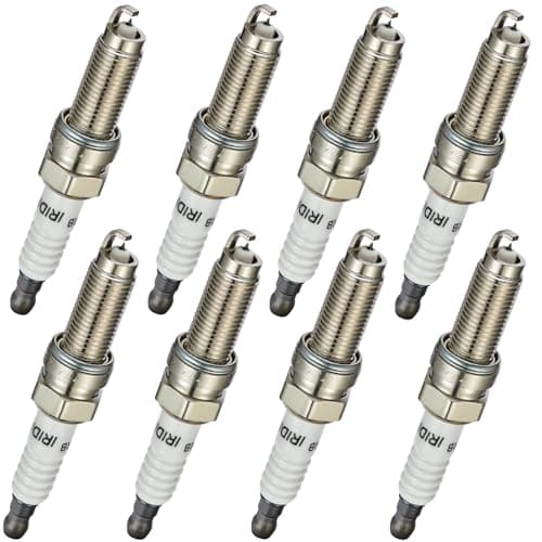BDFHYK XP5701 Iridium Spark Plugs Compatible with Honda MDX RDX Civic HR-V Odyssey Passport Pilot Ridgeline Grand Cherokee Wrangler M3 M5 M6 2.3L 3.5L 4.0L L4 V6 V8 Set of 8