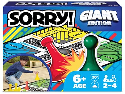 Spin Master Games Sorry! Giant Edition Classic Board Game for Kids