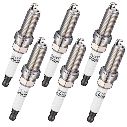 BDFHYK 93501 Iridium Spark Plugs Compatible with Nissan 350Z Altima Maxima Murano Pathfinder Quest,Compatible with INFINITI QX60 Q50 M35 G25 G35,CX-3 Replacement for LKAR7BIX11S Set of 6