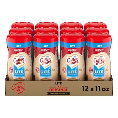Nestle Coffee mate Coffee Creamer, Original Lite, Non Dairy Powder Creamer, 11 oz (Pack of 12)