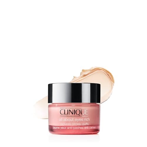 Clinique All About Eyes Rich Eye Cream For Dark Circles With Hyaluronic Acid | Hydrating, Brightening + Depuffing, 1 Ounce
